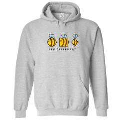 Bee Different Classic Unisex Kids and Adults Pullover Hoodie								 									 									